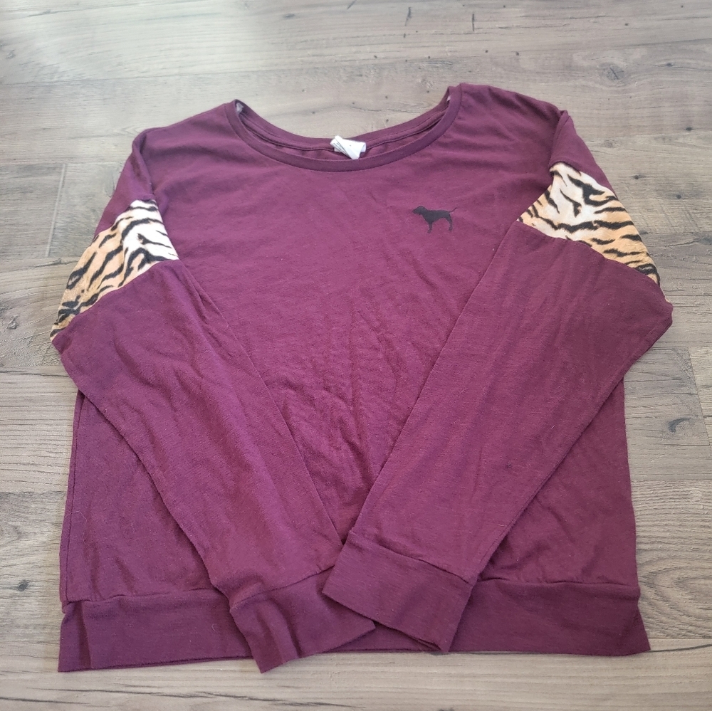 Pink Cheetah Long Sleeve size large